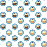 Seamless pattern with cakes N5