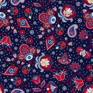 Seamless flowers pattern N7