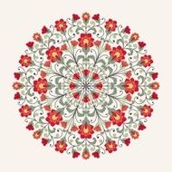 Ornamental round lace pattern N18