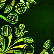 Floral abstract background N14