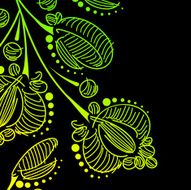 Floral abstract background N17