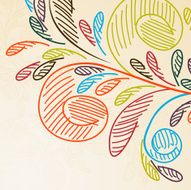 Floral abstract background N18