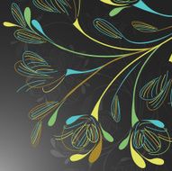 Floral abstract background N22