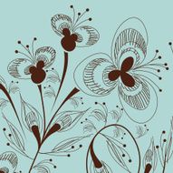 Floral abstract background N32