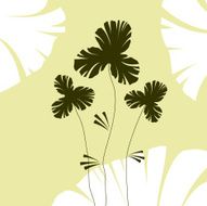 Floral background N727