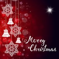 Hand-lettering Merry Christmas with decoration