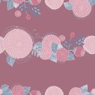 Seamless texture with asters N19