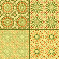 seamless abstract geometric pattern set N5