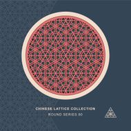 Chinese window tracery round frame 80 triangle octagon
