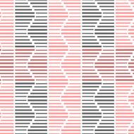 Geometric abstract seamless pattern with pink and black line N2