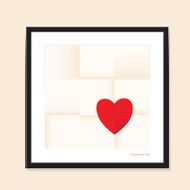 love heart paper background N6