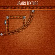 jeans brown texture with pocket denim background