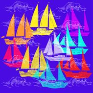 Background with waves-02 2