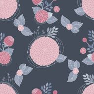 Seamless texture with asters N20