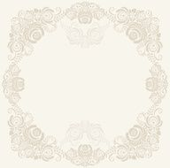 Elegant decorative khokhloma postcard frame N3