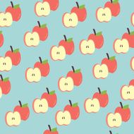 Seamless vintage apple background