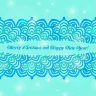 Christmas and New Year ornate cards N5