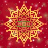 Christmas and New Year ornate cards N10
