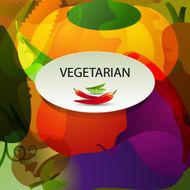 Natural food Vegetarian concept diet and healthy lifestyle