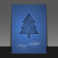 Christmas Card Flyer or Cover Design Template N7