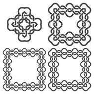 Set of knotting frames and cross N3