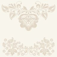 Vector Vintage background with roses