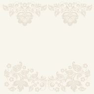 Elegant decorative khokhloma postcard frame N4