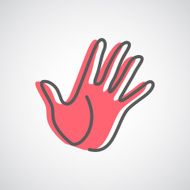 Hand logo design N2