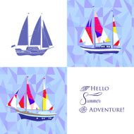 Background with ships N9