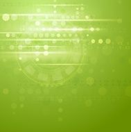 Green hi-tech background