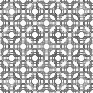 Seamless pattern of braided crosses N6