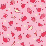 cute background with cupcakes
