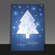 Christmas Card Flyer or Cover Design Template N8