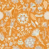 Vector seamless flowers pattern N5