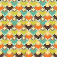 abstract retro geometric pattern N9