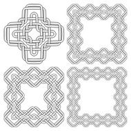 Set of knotting frames and cross N6