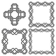 Set of knotting frames and cross N10