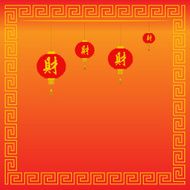 Chinese new year greeting card N9