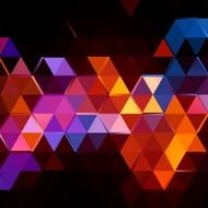 Low polygon Triangle Pattern Background N277