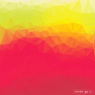 Abstract yellow and pink triangle geometrical vector background