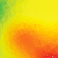 Abstract orange tone triangle geometrical Vector background