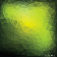 Abstract green triangle geometrical Vector background