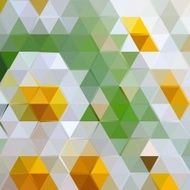 Low polygon Triangle Pattern Background N308