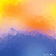 Abstract colorful tone triangle geometrical Vector background