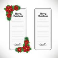 Christmas Flower Banner Set N3