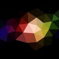 Low polygon Triangle Pattern Background N321