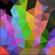 Low polygon Triangle Pattern Background N329