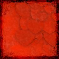 Red grunge background Abstract vintage texture with frame and b