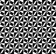 Black and white geometric seamless pattern abstract background N21