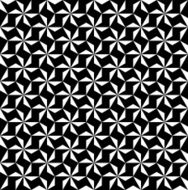 Black and white geometric seamless pattern abstract background N22